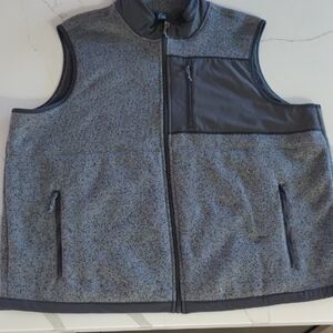 George Men's Dark Gray Zip Vest. Size 3X Original Price $30